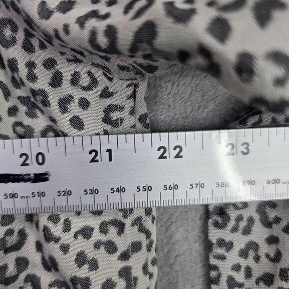 Womens Chicos Leopard Print Shirt Button Up Coolmax No Iron Cotton Blend Size 2 - Picture 5 of 7